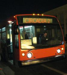 LED Signs on Bus